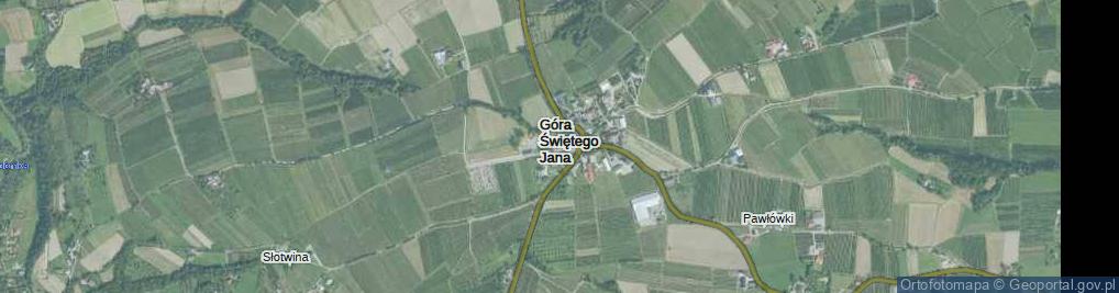 Zdjęcie satelitarne Góra Świętego Jana ul.
